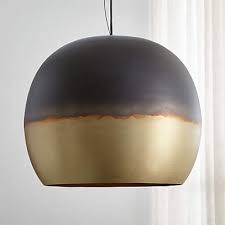 Elara Metal Globe Pendant Light Reviews Crate And Barrel