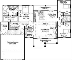 By far our trendiest bedroom configuration, 3 bedroom floor plans allow for a wide number of options and a on the other hand, if you have small children, you may want all bedrooms presented on the same level in close proximity to each other. 10 More Small Simple And Cheap House Plans Blog Eplans Com