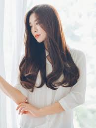 C Curl Perm Long Hair Long Hair Styles Korean Wavy Hair Hair Styles