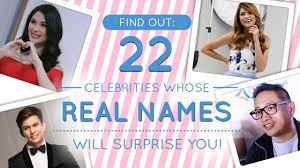 People featured on this list, include actresses, political. Watch 22 Celebrities Whose Real Name Will Surprise You Part 2 Youtube