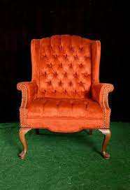 pin on orange vintage furniture