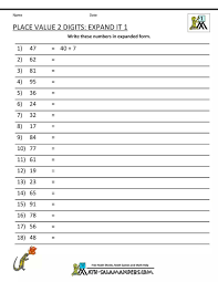 Pin By Ghulam Shabir On Muskan Place Value Worksheets Expanded Form Worksheets Place Values