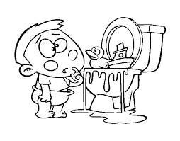 All toilet coloring pages view printable version color online compatible with ipad android tablets vector cartoon page potty training free click cowboy bathroom. Boy In The Toilet Coloring Page Coloringcrew Com