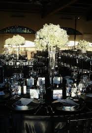 The Bridges Very Elegant Black White Silver Wedding Yelp Black Wedding Decorations Silver Wedding Decorations Silver Wedding