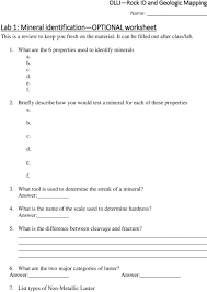 Rocks and minerals online worksheet for 4. Property Descriptions And Testing Procedures Pdf Free Download