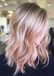 Balayage Hair Trend Balayage Hair Colors Balayage Highlights Rose Gold Balayage Pink Blonde Hair Hair Color Rose Gold Ombre Hair Blonde