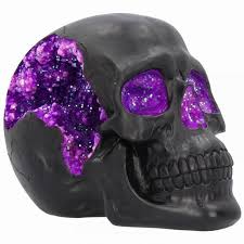 Geode Skull With Images Skull Badass Skulls Crystal Skull