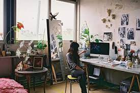 22 Home Art Studio Design And Decorating Ideas That Create Inspiring Spaces Art Studio At Home Creative Studio Space Artist Home Studio