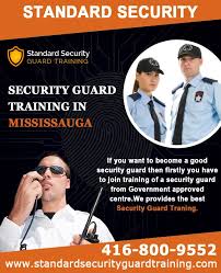 Register For Security Guard Training Our Standard Security Guard Training Institute Is Offering Basic Security Guard Train Security Guard Mississauga Security