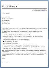 Cover Letter Research Scientist Sample Resume Downloads Entrevista