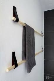 Fabriquer Un Porte Serviette Sympa Avec 4 Euros Deco Salle De Bain Deco Cool Decor Diy