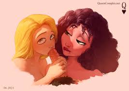 Mother Gothel teaching Rapunzel how to pleasure her boyfriends  (QueenComplex) [Disney, Tangled] : rrule34