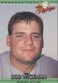 Bob Wickman autographed baseball card (Yankees) 1992 Score Select Rookie  #343