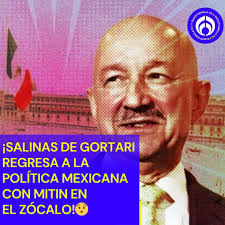 LoMásVisto| ¿Planea el 2030?🥴 El expresidente Carlos Salinas de Gortari  anunció este sábado que regresará a vivir a México y que además volverá a  la vida política en un nuevo proyecto que