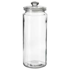 Vardagen Dose Mit Deckel Klarglas Jetzt Kaufen Ikea Deutschland Glass Jars With Lids Glass Jars Clear Glass Jars