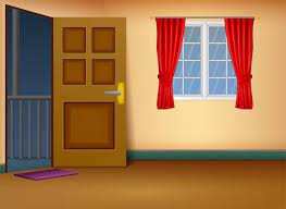 Download cartoon living room interior background template. Cartoon Of House Entrance Living Room Design Living Room Background Living Room Vector Living Room Cartoon