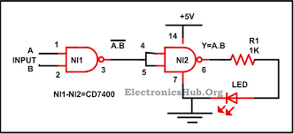 Basic Logic Gates Using Nand Gate Not Or And Gates Nand Gate Logic Basic