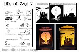 Paul's second journey activity sheets : Apostle Paul Bible Crafts And Activities For Sunday School
