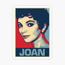 I Love Joan Stickers for Sale