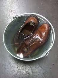 旧ロゴ alden を水で洗ってみた オールデン年代判別方法 946 welterweight オールデン レザー カントリーブーツ