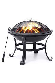 Each pit comes with a mesh screen that stops stray embers in their track, as well as a screen hook for safe screen removal while the fire is burning. The 9 Best Outdoor Fire Pits For Your Backyard Or Patio 2021