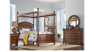 Cindy Crawford Home Key West Tobacco Canopy X 6 Pc Queen Bedroom King Bedroom Sets Queen Bedroom Key West Bedroom