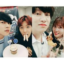 Heechul grabbed baekhyun and sat him down on his lap before speaking. Bm Baekmo What Is This Baekhyun With Heechul And Momo Facebook