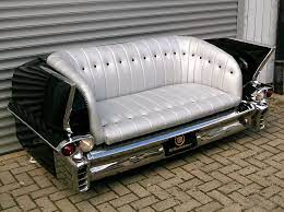 Car sofa rear ended cadillac sofas settees couches couch loveseats lounge suites. Pin Auf Mobel Aus Autos Car Furniture Automoebeldesign De