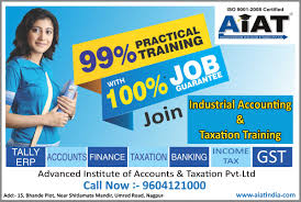 Industrial Accounting And Taxation Training Accounting Train Job Placement