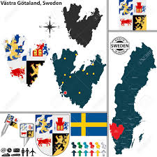 Toggle navigation samsök västra götaland. Vector Map Of County Vastra Gotaland With Coat Of Arms And Location On Sweden Map Royalty Free Cliparts Vectors And Stock Illustration Image 47849156
