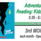 November Adventures in Reading Kids Club: The event image