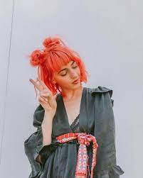 Pin By Lauren Haist On Hair Prettiness Peach Hair Peach Hair Colors Arctic Fox Hair Color