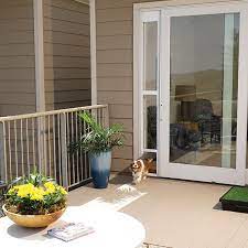 Pride pet doors vary in price from $200 to $350.00 additional depending on the size. Sliding Glass Pet Door By Petsafe Grp Sgpd