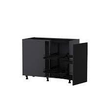 Profitez de prix ikea toute l'année ✅ faites vous meuble inutile en l'état. Meuble Bas D Angle De Cuisine Soho Noir 1 Porte H77xl106 Leroy Merlin
