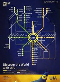 Ukraine International Airlines Route Map Route Map International Airlines Route