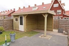 Wilt U Een Houten Terrasoverkapping Of Een Tuinhuis Of Schuur Met Overkapping Heijboer Tuinhout Is Ervaren In Het M Terrasoverkapping Tuinhuis Tuin Nieuwbouw