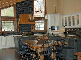 trendy rustic kitchen backsplash