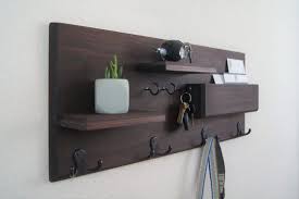 Entryway Organizer Coat Rack Floating Shelf Home Decor Handmade Personalized Coat Hooks Mail Organizer Key Hold Coat Rack Wall Entryway Coat Rack Diy Coat Rack
