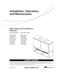 Its manual i want to replace with a new digital non programable unless the price is about the same for programable. American Standard Hvac Twe12043aaap004 Installation Manual Manualzz