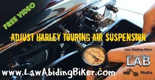 Adjust Harley Davidson Street Glide Touring Air Suspension