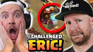 i finally confronted ERIC OneHive & challenged him to Clan War