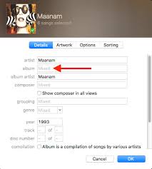 I'd (accidentally) erased my itunes library on the computer. Fix Split Album Or Artist Listings In Itu Apple Community