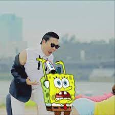 So war das musikvideo zum song bis zum juli 2017 mit fast 2,9 . Psy Sponge Style 2 Gangnam Style Know Your Meme
