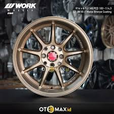 Velg mobil ring 12 pcd 100. Velg Mobil Work D9r Ring 16 Matte Bronze Coating