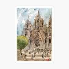 Barcelona Cathedral Photographic Print By Jenniekessinger Redbubble