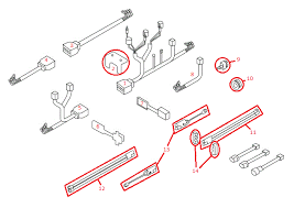 This player is equipped with iso standard connector, please follow below instruction: Power V Rt2 Harness Wiring Parts Diagram Shop Iteparts Com