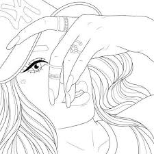 Image Into Line Art Portrait Tumblr Coloring Pages Outline Art Cute Coloring Pages