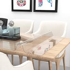 Dining room table pad protector custom made affordable table pads. Etechmart 24 X 36 Inches Clear Pvc Table Top Protector 2 0mm Thick Wipeable Waterproof Desk Pad Heat Resistant Rectangular Table Cover For Dining Room Table Buy Online In Botswana At Botswana Desertcart Com Productid