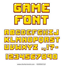 World of warcraft is my main game and the majority of my content. Pixel Video Game Font 8 Bit Symbols Letters And Numbers Oldschool Retro Nostalgic Typeface Game Font Video Game Font Pixel Font