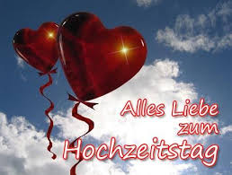 Herzen Im Himmel Zum Hochzeitstag Happy Anniversary